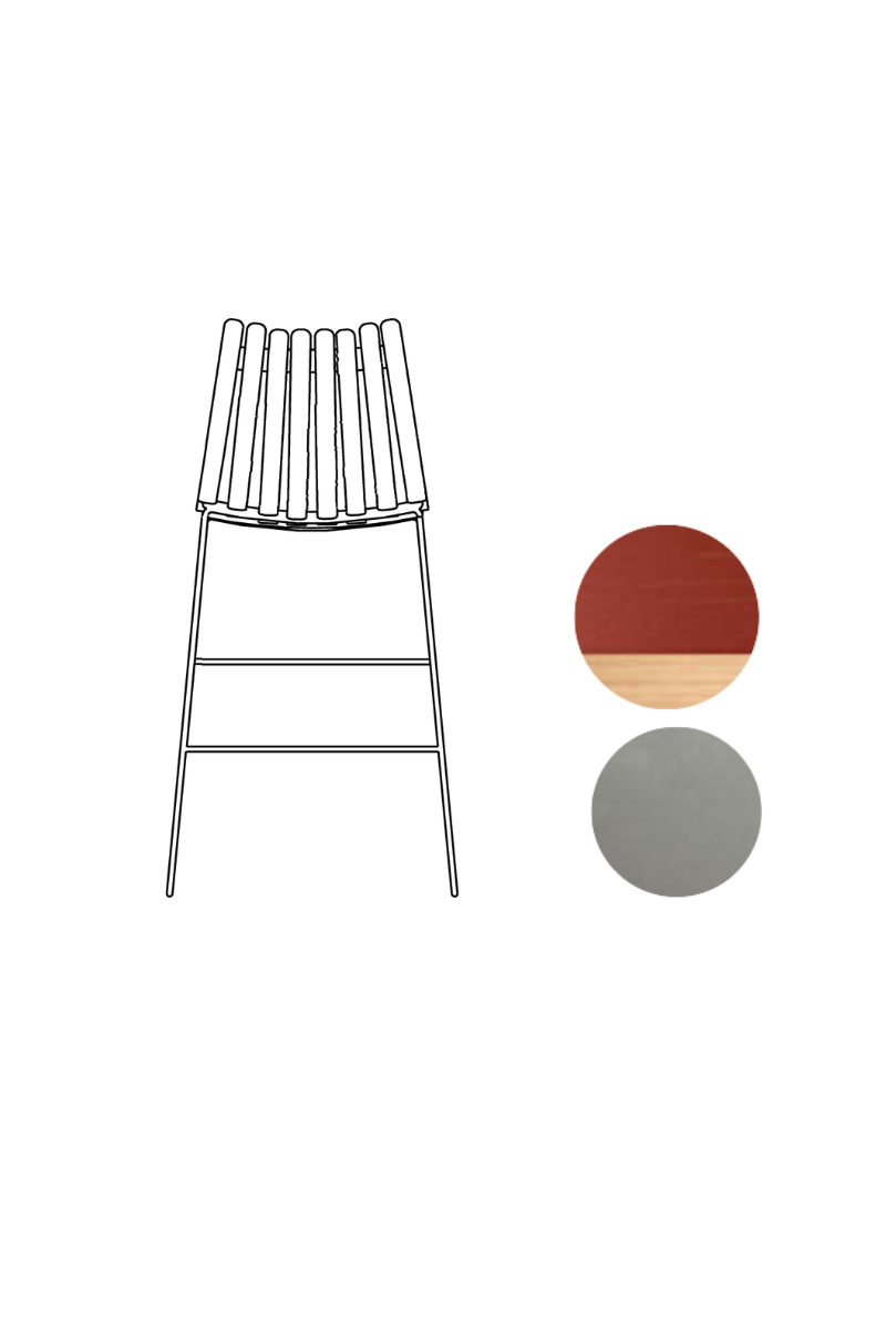 Scandia Bar Stool 75cm