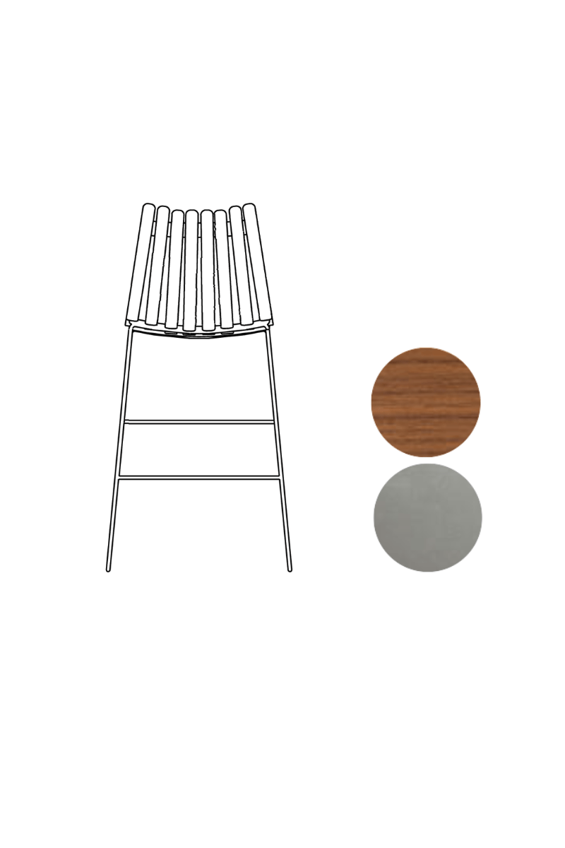 Scandia Bar Stool 75cm