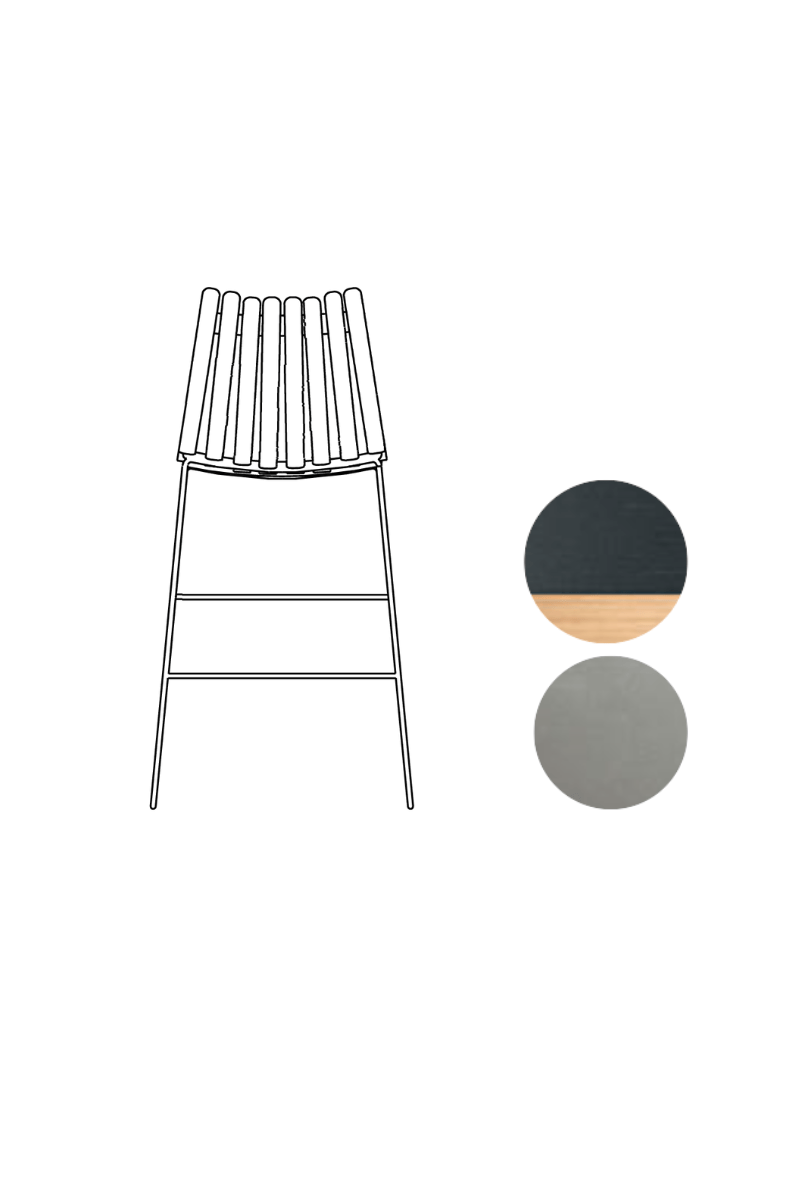 Scandia Bar Stool 75cm