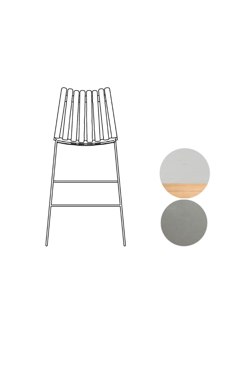 Scandia Bar Stool 75cm
