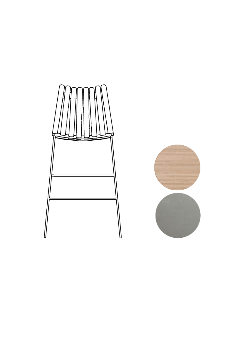 Scandia Bar Stool 75cm
