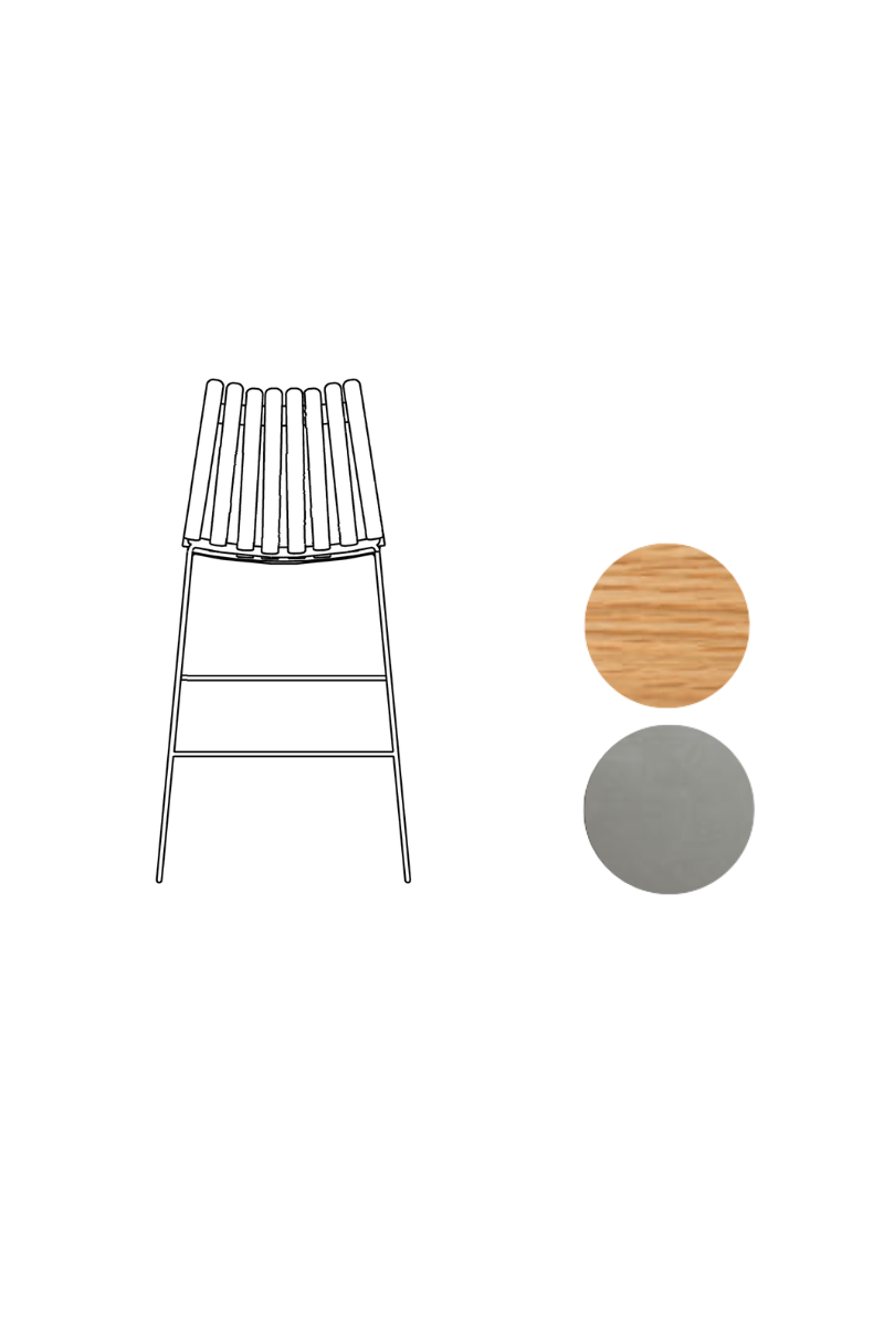 Scandia Kitchen Stool 65cm