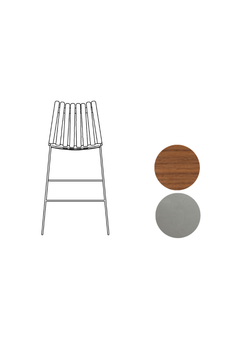 Scandia Kitchen Stool 65cm