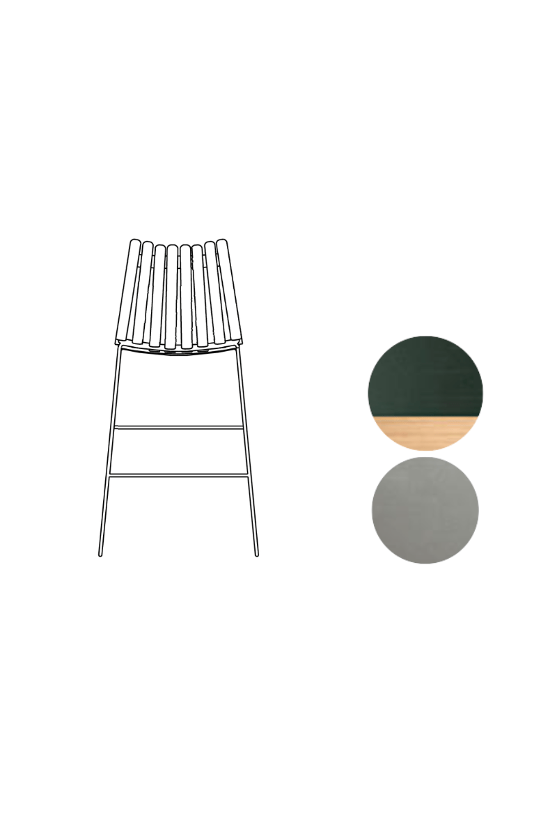 Scandia Kitchen Stool 65cm