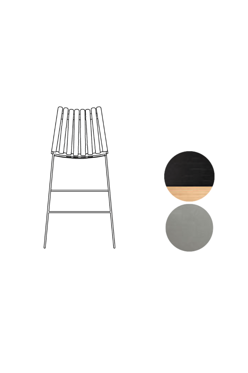 Scandia Kitchen Stool 65cm