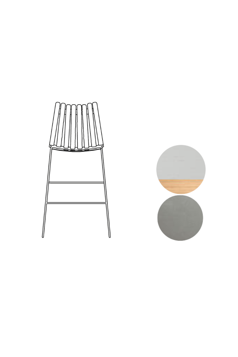 Scandia Kitchen Stool 65cm
