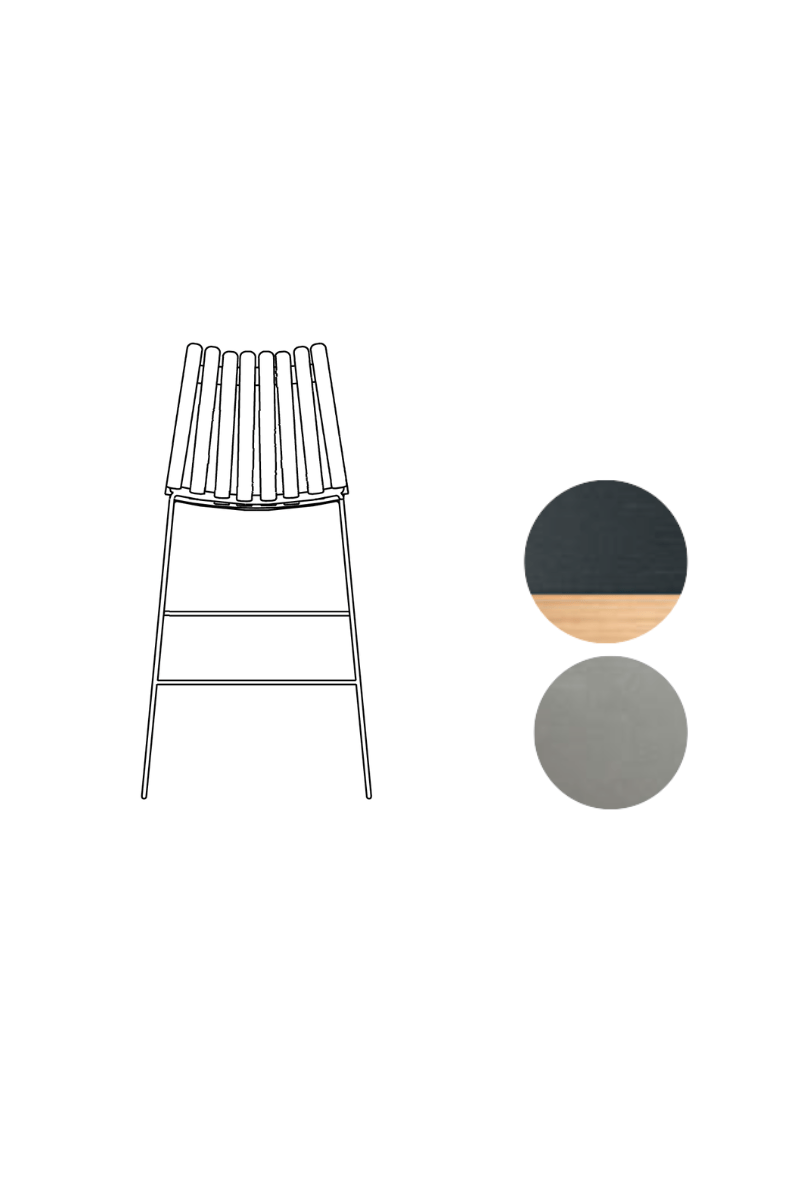 Scandia Kitchen Stool 65cm