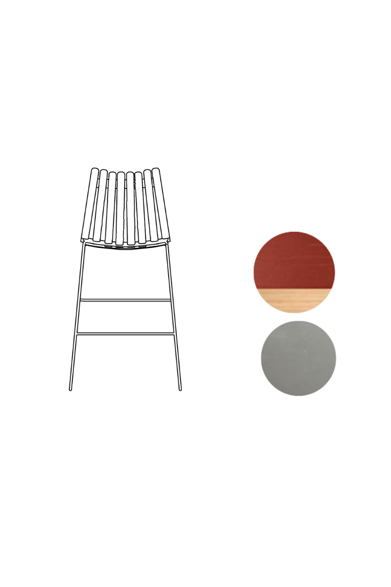 Scandia Kitchen Stool 65cm